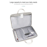 ST01KT Lightweight PU Printed Laptop Bag, Size:14.1-15.4 inch(Sheep Head)