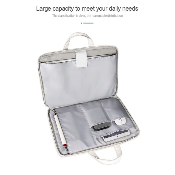 ST01KT Lightweight PU Printed Laptop Bag, Size:14.1-15.4 inch(Sheep Head)