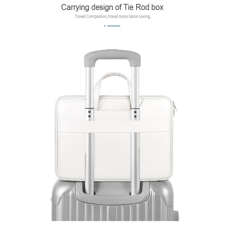 ST01KT Lightweight PU Printed Laptop Bag, Size:14.1-15.4 inch(Sheep Head)
