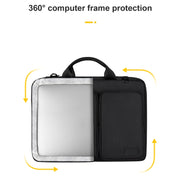 ST11 Polyester Thickened Laptop Bag with Detachable Shoulder Strap, Size:13.3 inch(Black)
