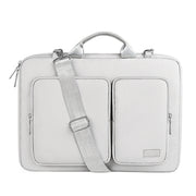 ST11 Polyester Thickened Laptop Bag with Detachable Shoulder Strap, Size:15.6 inch(Silver Gray)