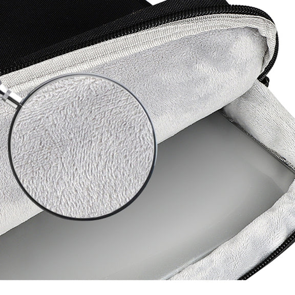 ST11 Polyester Thickened Laptop Bag with Detachable Shoulder Strap, Size:15.6 inch(Black)