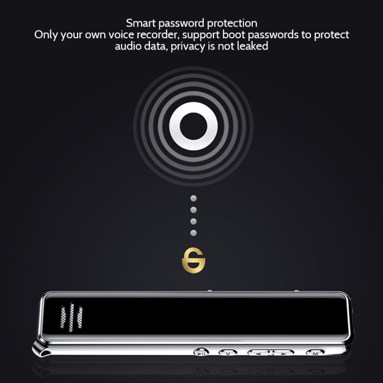 Q22 Multifunctional HD Noise Reduction Conference Recording Pen, Capacity:8GB(Black)