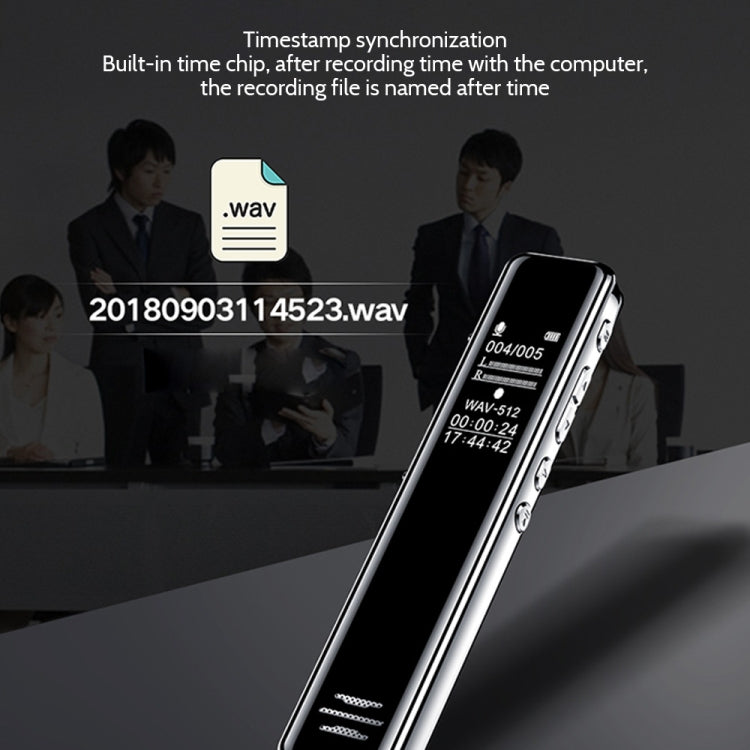 Q22 Multifunctional HD Noise Reduction Conference Recording Pen, Capacity:32GB(Black)