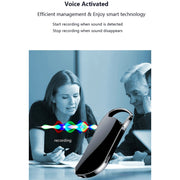 V11 Portable Keychain HD Recording Pen Voice Recorder, Capacity:64GB(Black)