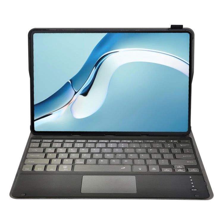 A126-AS For Huawei MatePad Pro 12.6 2021 Sheep Texture Ultra-thin Backlight Bluetooth Keyboard Horizontal Flip Leather Tablet Case with Holder & Touchpad(Gold) - Huawei Keyboard by PMC TechLife | Online Shopping South Africa | PMC TechLife