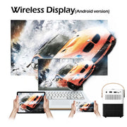 WEJOY L7 854x480P 100 ANSI Lumens Portable Home Theater LED HD Digital Projector with Battery, Android 6.0, 1G+8G, US Plug