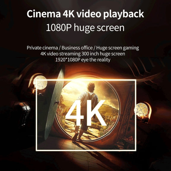 WEJOY Y5 800x480P 80 ANSI Lumens Portable Home Theater LED HD Digital Projector, Android 9.0, 1G+8G, US Plug