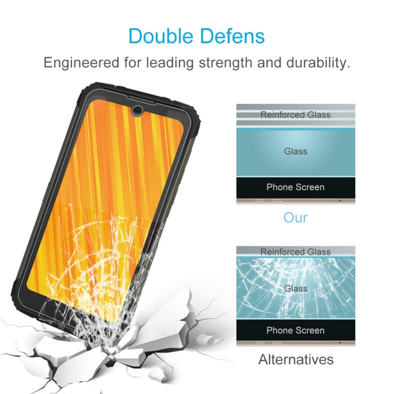 For Doogee S59 Pro 10 PCS 0.26mm 9H 2.5D Tempered Glass Film