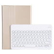 For Lenovo Pad Pro 11.5 inch 2021 TB-J716F / Tab P11 Pro 11.5 inch TB-J706F YAM13 Backlight Style Lambskin Texture Detachable Round Keycap Bluetooth Keyboard Leather Tablet Case with Holder(Gold) - Lenovo Keyboard by PMC TechLife | Online Shopping South Africa | PMC TechLife