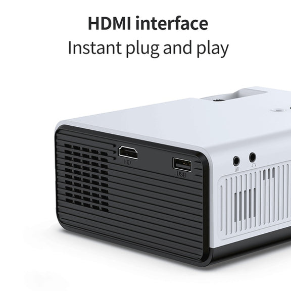 WEJOY Y5 800x480P 80 ANSI Lumens Portable Home Theater LED HD Digital Projector, Android 9.0, 1G+8G, UK Plug