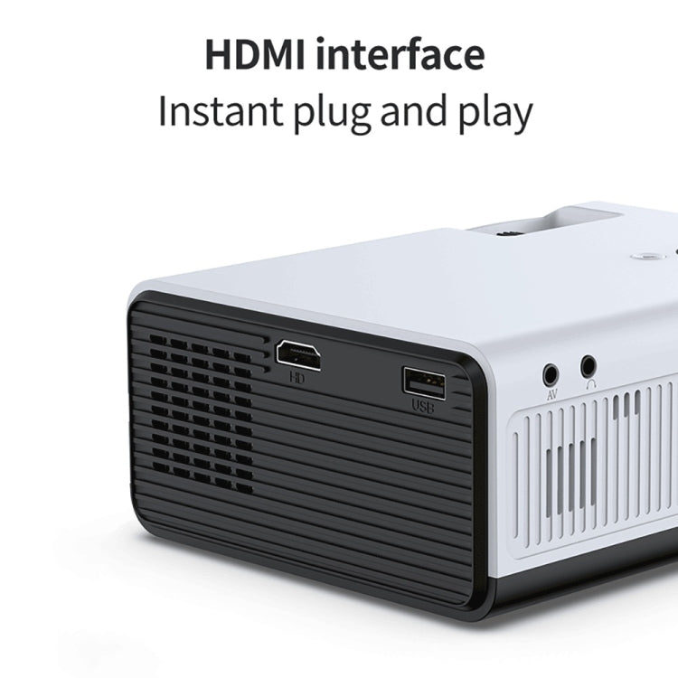 WEJOY Y5 800x480P 80 ANSI Lumens Portable Home Theater LED HD Digital Projector, Android 9.0, 1G+8G, AU Plug