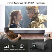 WEJOY L9 1920x1080P 400 ANSI Lumens Portable Home Theater LED HD Digital Projector, Android 6.0, 1G+8G, EU Plug