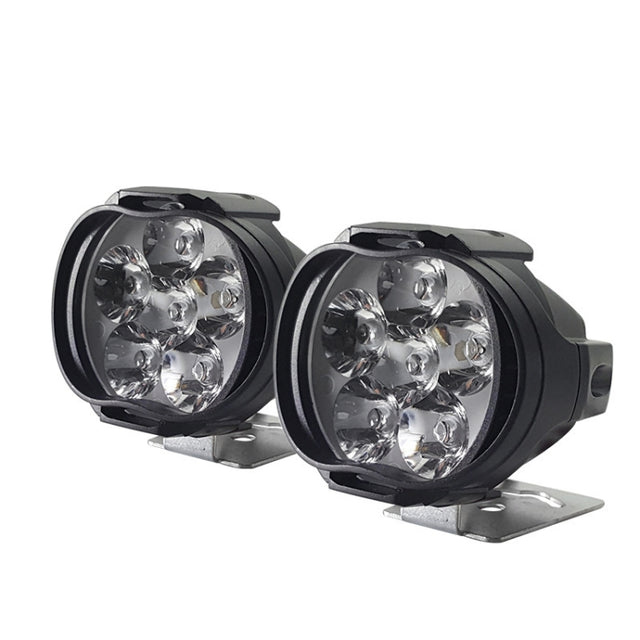 2 PCS L3C 8-85V / 16W / 5000K / 2000LM Motorcycle IP65 Water-resistant External LED Spotlight