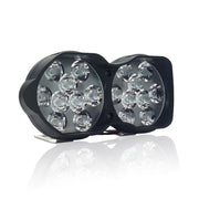 2 PCS L15 8-85V / 15W / 5000K / 1200LM Motorcycle / Car IPX4 Water-resistant External LED Glare Spotlight Working Lamp