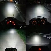 2 PCS L15 8-85V / 15W / 5000K / 1200LM Motorcycle / Car IPX4 Water-resistant External LED Glare Spotlight Working Lamp