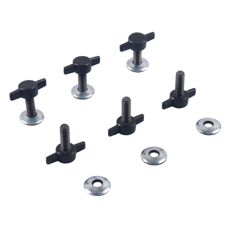 A6114 6 PCS Car Hard Top Fast Removal Screws Fastener Kit for Jeep Wrangler Sport 2007-2018 - Nuts & Bolts by PMC TechLife | Online Shopping South Africa | PMC TechLife | Buy Now Pay Later Mobicred