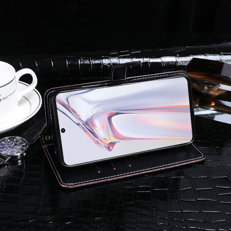 For Blackview A100 idewei Crocodile Texture Horizontal Flip Leather Case with Holder & Card Slots & Wallet(Dark Blue) - More Brand by idewei | Online Shopping South Africa | PMC TechLife | Buy Now Pay Later Mobicred