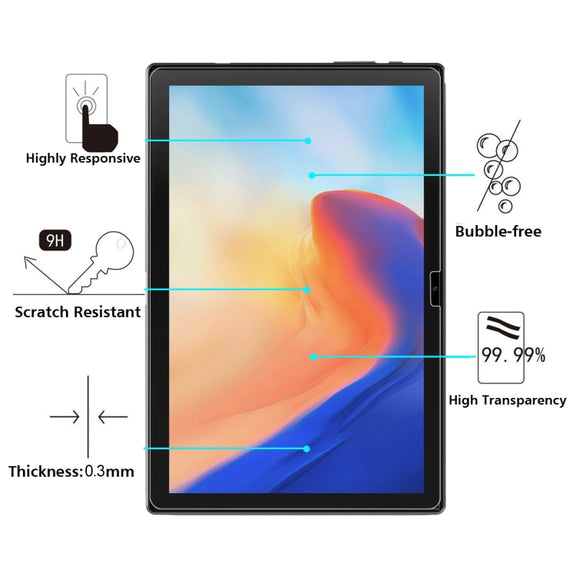 For Blackview Tab 8E 10 PCS 0.26mm 9H 2.5D Tempered Glass Film