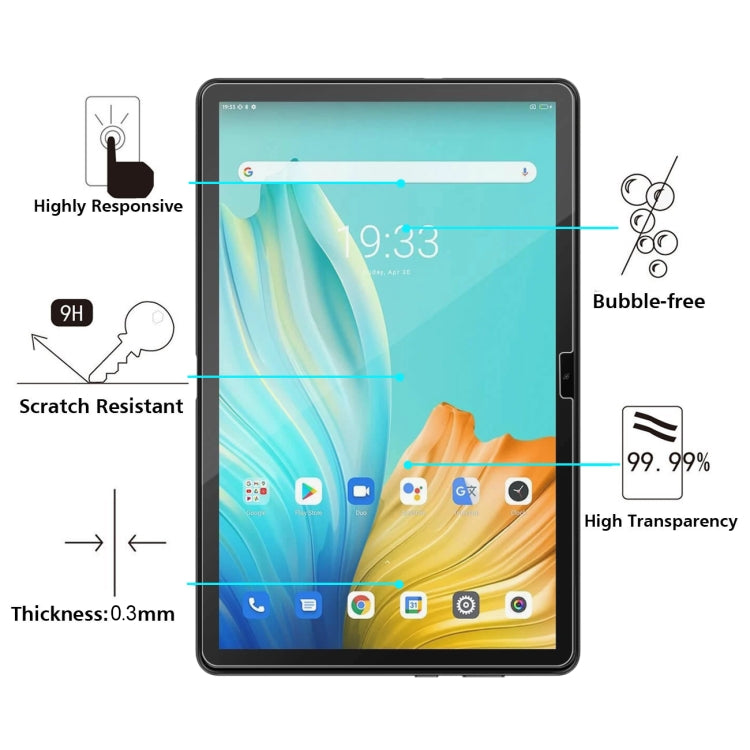 For Blackview Tab 10 50 PCS 0.26mm 9H 2.5D Tempered Glass Film - Others by PMC TechLife | Online Shopping South Africa | PMC TechLife