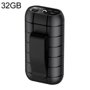B800LI Clip-on HD Noise Reduction Recording Pen, Support TF Card & One-key Recording & OTG, Capacity:32GB(Black)