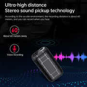 B800LI Clip-on HD Noise Reduction Recording Pen, Support TF Card & One-key Recording & OTG, Capacity:128GB(Black)