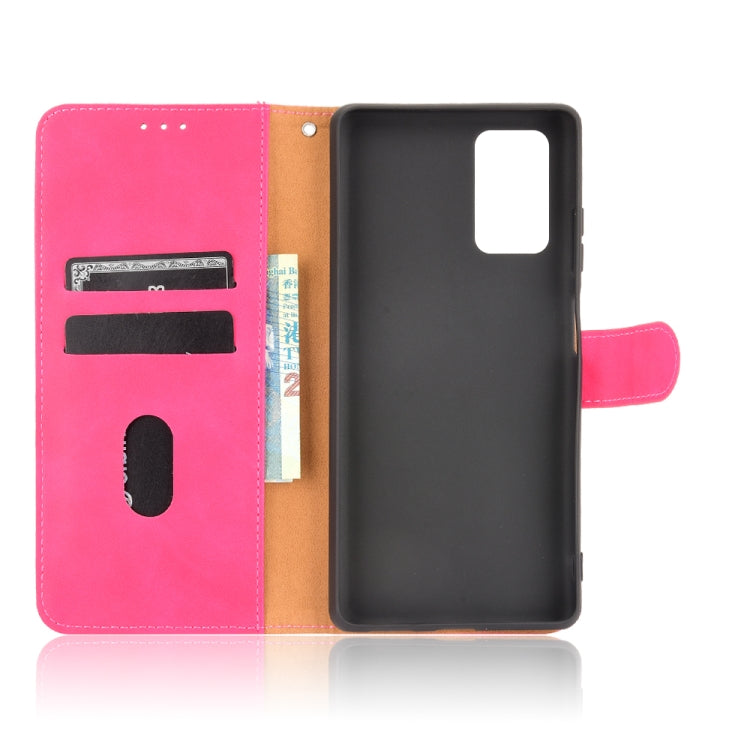 For Blackview A100 Solid Color Skin Feel Magnetic Buckle Horizontal Flip Calf Texture PU Leather Case with Holder & Card Slots & Wallet(Rose Red) - More Brand by PMC TechLife | Online Shopping South Africa | PMC TechLife | Buy Now Pay Later Mobicred