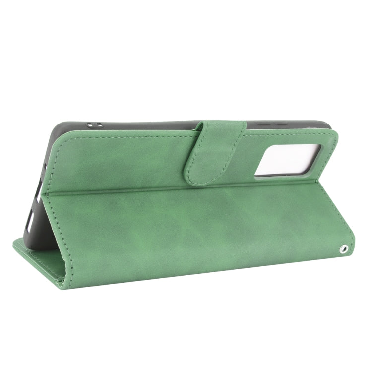 For Blackview A100 Solid Color Skin Feel Magnetic Buckle Horizontal Flip Calf Texture PU Leather Case with Holder & Card Slots & Wallet(Green) - More Brand by PMC TechLife | Online Shopping South Africa | PMC TechLife | Buy Now Pay Later Mobicred