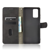 For Blackview A100 Solid Color Skin Feel Magnetic Buckle Horizontal Flip Calf Texture PU Leather Case with Holder & Card Slots & Wallet(Black)