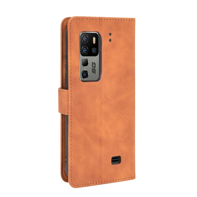 For Ulefone Armor 11T 5G Solid Color Skin Feel Magnetic Buckle Horizontal Flip Calf Texture PU Leather Case with Holder & Card Slots & Wallet(Brown)