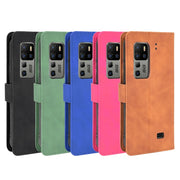 For Ulefone Armor 11T 5G Solid Color Skin Feel Magnetic Buckle Horizontal Flip Calf Texture PU Leather Case with Holder & Card Slots & Wallet(Brown)