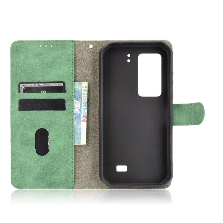 For Ulefone Armor 11T 5G Solid Color Skin Feel Magnetic Buckle Horizontal Flip Calf Texture PU Leather Case with Holder & Card Slots & Wallet(Green) - Ulefone Cases by PMC Jewellery | Online Shopping South Africa | PMC Jewellery | Buy Now Pay Later Mobicred