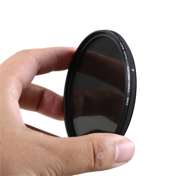 Cuely 77mm ND2-400 ND2 to ND400 ND Filter Lens Neutral Density Adjustable Variable Filter