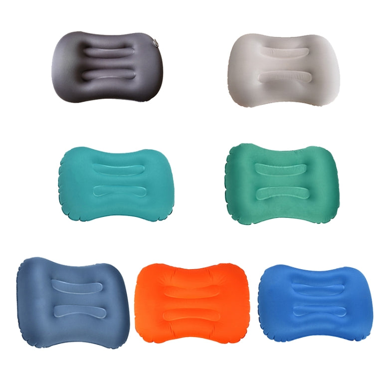 Outdoor Camping Trip Foldable Portable Inflatable Pillow Nap Waist Pillow, Specification:Inflate with Your Mouth(Dark Gray) - Camping Mats by PMC TechLife | Online Shopping South Africa | PMC TechLife | Buy Now Pay Later Mobicred