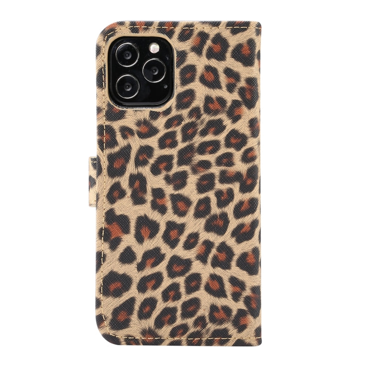 For iPhone 13 Leopard Pattern Horizontal Flip PC + PU Leather Case with Holder & Card Slots & Wallet(Yellow) - iPhone 13 Cases by PMC TechLife | Online Shopping South Africa | PMC TechLife