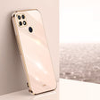 For OPPO A15 XINLI Straight Edge 6D Electroplate TPU Phone Case(Pink) - free shipping - PMC TechLife - Order now!