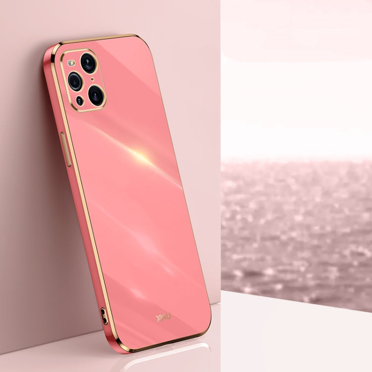 For OPPO Find X3 Pro XINLI Straight Edge 6D Electroplate TPU Phone Case(Hawthorn Red) - free shipping - PMC TechLife - Order now!