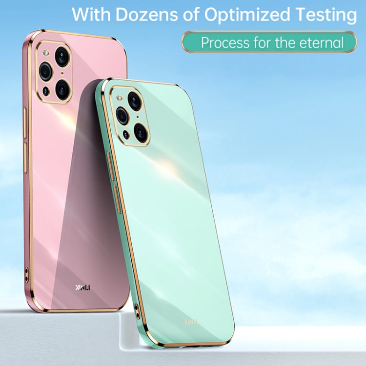 For OPPO Find X3 Pro XINLI Straight Edge 6D Electroplate TPU Phone Case(Hawthorn Red) - free shipping - PMC TechLife - Order now!