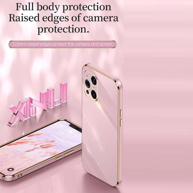 For OPPO Find X3 Pro XINLI Straight Edge 6D Electroplate TPU Phone Case(Hawthorn Red) - free shipping - PMC TechLife - Order now!
