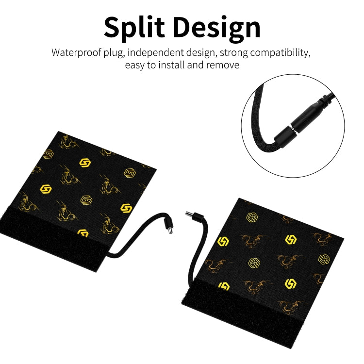 WUPP CS-974B1 Motorcycle Modified Hook and Loop Fastener Intelligent Electric Heating Hand Cover Heated Grip with Three Gear Temperature Control - Grips by WUPP | Online Shopping South Africa | PMC TechLife | Buy Now Pay Later Mobicred