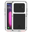 For LG V60 ThinQ 5G LOVE MEI Metal Shockproof Waterproof Dustproof Protective Case with Glass(White) - LG Cases by LOVE MEI | Online Shopping South Africa | PMC TechLife | Buy Now Pay Later Mobicred