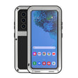 For Samsung Galaxy S21 Ultra 5G LOVE MEI Metal Shockproof Waterproof Dustproof Protective Case without Glass(Silver) - free shipping - PMC TechLife - Order now!