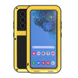 For Samsung Galaxy S21 Ultra 5G LOVE MEI Metal Shockproof Waterproof Dustproof Protective Case without Glass(Yellow) - Galaxy S21 Ultra 5G Cases by LOVE MEI | Online Shopping South Africa | PMC TechLife | Buy Now Pay Later Mobicred