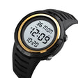 SKMEI 1632 Dual Time Display Luminous Electronic Watch, Support Alarm Clock(Golden White) - free shipping - PMC TechLife - Order now!