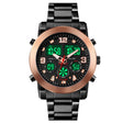SKMEI 1642 Three-time Display Luminous Electronic Watch, Support Alarm Clock(Rose Gold) - free shipping - PMC TechLife - Order now!