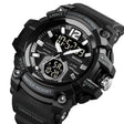 SKMEI 1725 Three Time LED Digital Display Timing Luminous Electronic Watch(Black) - free shipping - PMC TechLife - Order now!