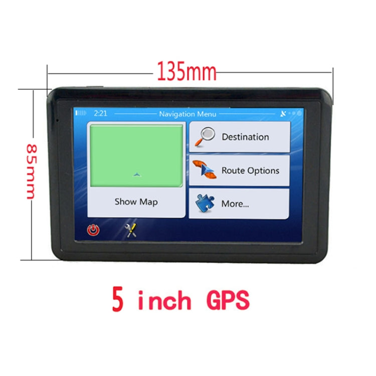 Q5 Car 5 inch HD TFT Touch Screen GPS Navigator Support TF Card / MP3 / FM Transmitter, Specification:Australia Map