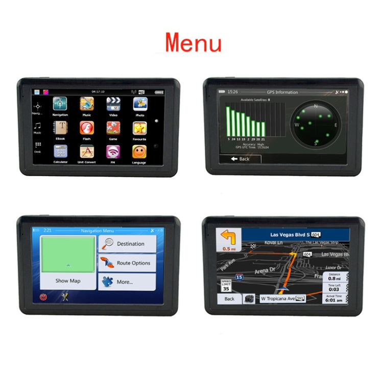 Q5 Car 5 inch HD TFT Touch Screen GPS Navigator Support TF Card / MP3 / FM Transmitter, Specification:South America Map - Car Monitor by PMC TechLife | Online Shopping South Africa | PMC TechLife | Buy Now Pay Later Mobicred
