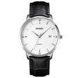 SKMEI 1801 Men Casual Calendar Quartz Watch(Silver White Black) - free shipping - PMC TechLife - Order now!