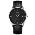 SKMEI 1801 Men Casual Calendar Quartz Watch(Silver Black) - free shipping - PMC TechLife - Order now!